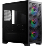 CoolerMaster Elite 302 Gaming Midi Tower Κουτί Υπολογιστή με Πλαϊνό Παράθυρο και ARGB Φωτισμό Μαύρο