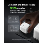 Belkin Φορτιστής Χωρίς Καλώδιο με Θύρα USB-C 65W Power Delivery Λευκός WCA011KQWH