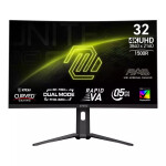 MSI 321CUPDFDE VA HDR Curved Gaming Monitor 31.5 4K 3840x2160 160Hz με Χρόνο Απόκρισης 0.5ms GTG