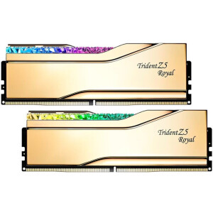 G.Skill Trident Z5 Royal DDR5 32GB RAM με 2x16GB Modules και Ταχύτητα 7200 για Desktop Κωδικός F5-7200J3445G16GX2-TR5G