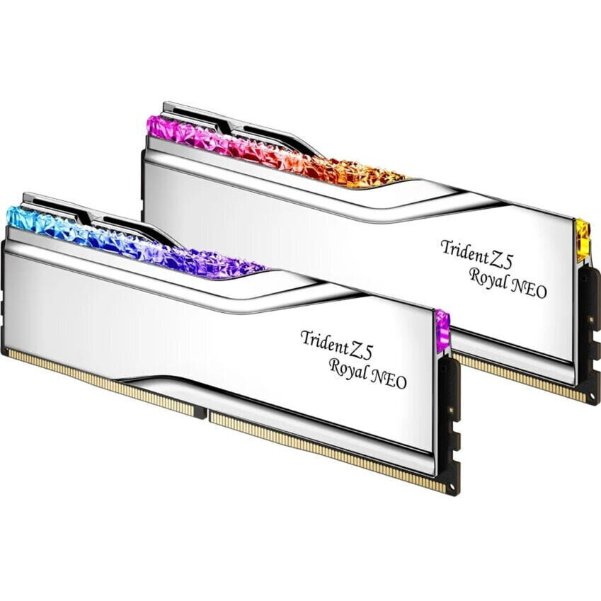 G.Skill Trident Z5 Royal Neo DDR5 32GB RAM με 2x16GB Modules και Ταχύτητα 6400 για Desktop Κωδικός F5-6400J3239G16GX2-TR5NS