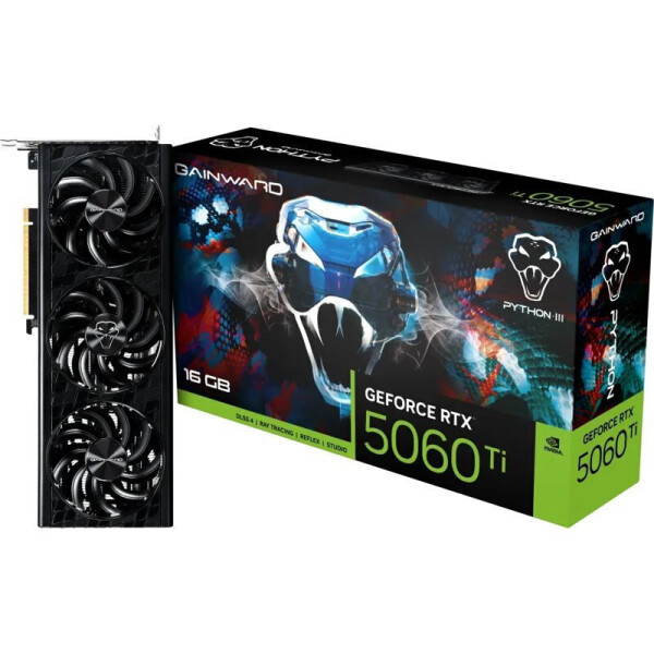 Gainward GeForce RTX 5060 Ti 16GB GDDR7 Python III Κάρτα Γραφικών