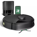 iRobot Roomba 105 Combo AutoEmpty Σκούπα Ρομπότ με Χαρτογράφηση Laser Απορρόφηση 7000Pa Μαύρη