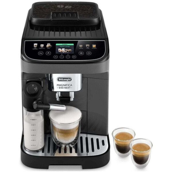 DeLonghi Magnifica Evo Next Αυτόματη Μηχανή Espresso 1450W Πίεσης 15bar για Cappuccino Μαύρη