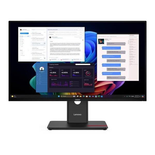 Lenovo ThinkVision T27UD-40 IPS Monitor 27 4K 3840x2160 με Χρόνο Απόκρισης 6ms GTG