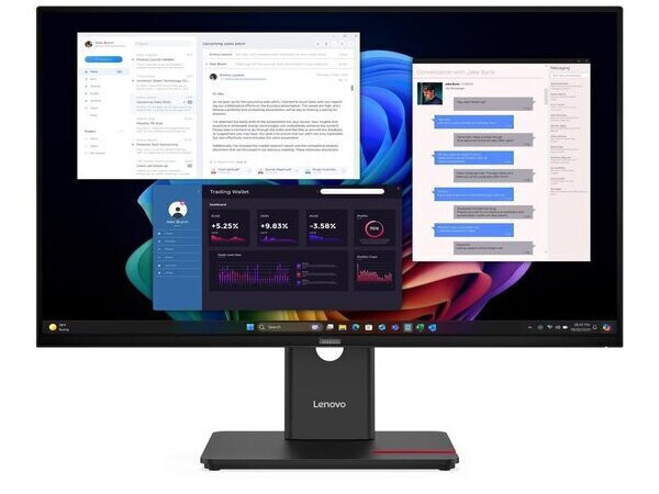 Lenovo ThinkVision T27UD-40 IPS Monitor 27 4K 3840x2160 με Χρόνο Απόκρισης 6ms GTG