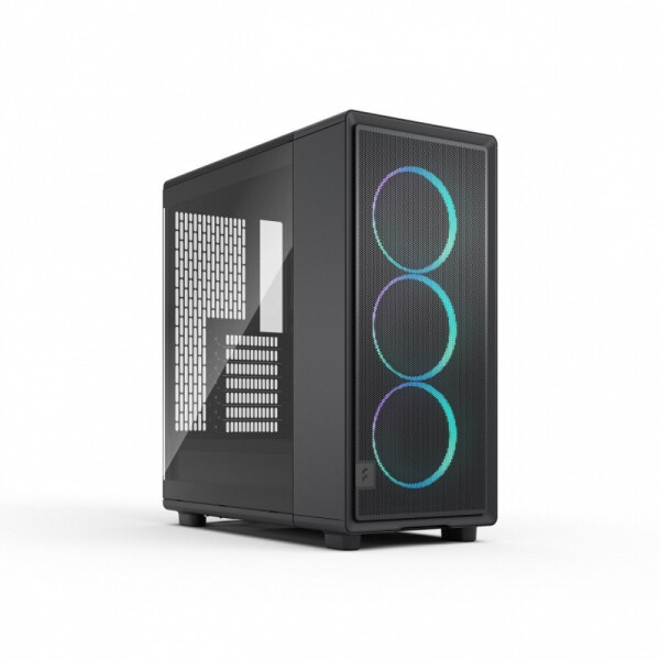 Fractal Design Epoch Gaming Midi Tower Κουτί Υπολογιστή με Πλαϊνό Παράθυρο Black TG RGB Light