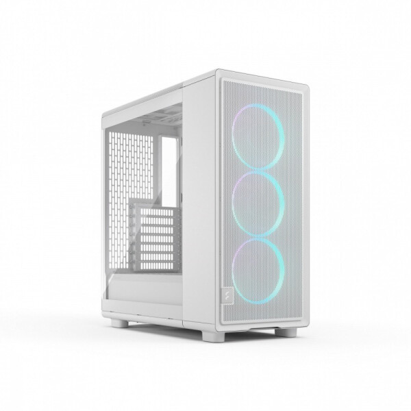 Fractal Design Epoch Gaming Midi Tower Κουτί Υπολογιστή με Πλαϊνό Παράθυρο White TG RGB Clear