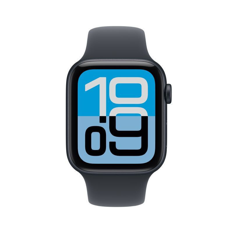 Apple Watch SE 3 Aluminium 44mm Αδιάβροχο με Παλμογράφο Midnight Aluminium Case with Midnight Sport Band - S/M