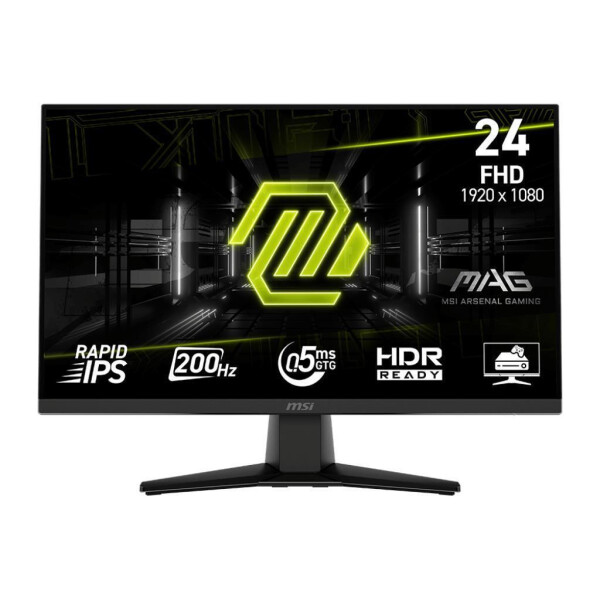 MSI MAG242F IPS Gaming Monitor 24 FHD 1920x1080 200Hz με Χρόνο Απόκρισης 0.5ms GTG