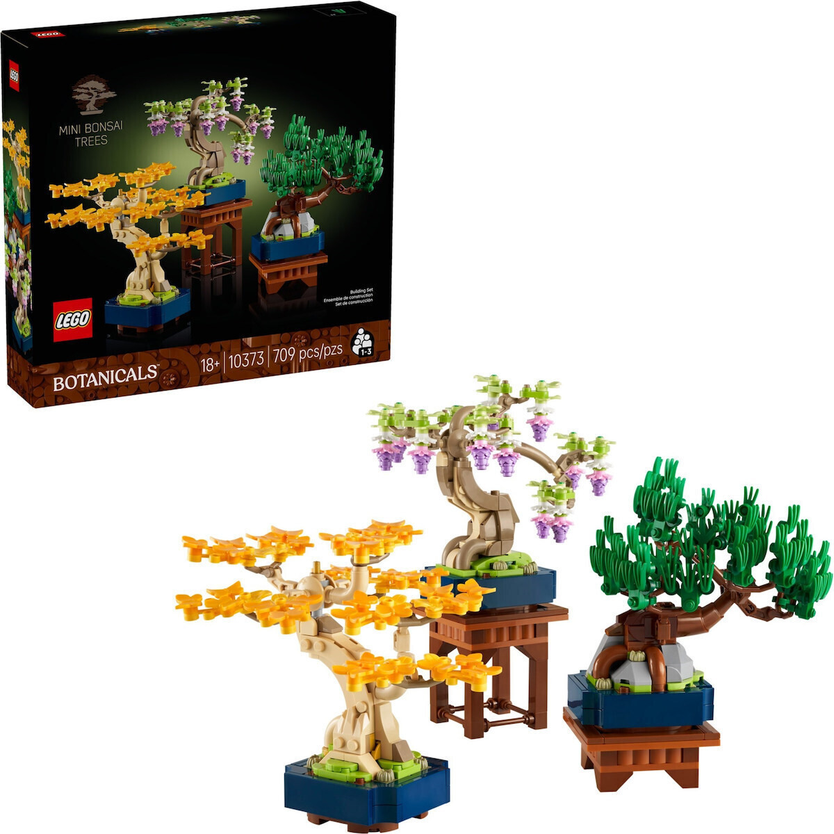 LEGO Τουβλάκια Botanicals Mini Bonsai Trees για 18 Ετών 709τμχ Κωδικός 10373