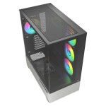 Sharkoon AK7 ARGB Gaming Midi Tower Κουτί Υπολογιστή με Πλαϊνό Παράθυρο Μαύρο