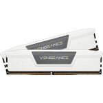 Corsair Vengeance White DDR5 32GB RAM με 2x16GB Modules και Ταχύτητα 6400 για Desktop Κωδικός CMK32GX5M2B6400Z36W