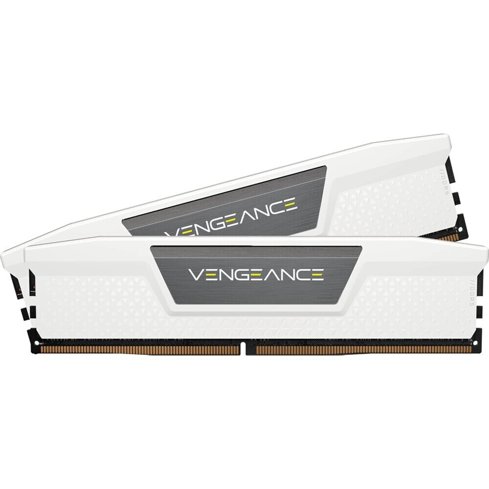 Corsair Vengeance White DDR5 32GB RAM με 2x16GB Modules και Ταχύτητα 6400 για Desktop Κωδικός CMK32GX5M2B6400Z36W