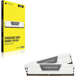 Corsair Vengeance White DDR5 32GB RAM με 2x16GB Modules και Ταχύτητα 6400 για Desktop Κωδικός CMK32GX5M2B6400Z36W