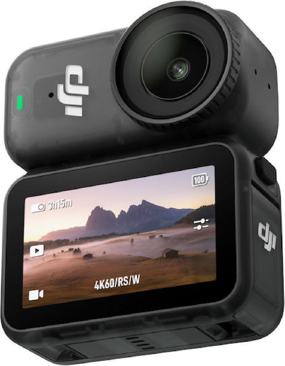 DJI Osmo Nano 64GB Action Camera 4K Ultra HD Υποβρύχια Standard Combo με Οθόνη Αφής 1.96 και Wi-Fi Μαύρη