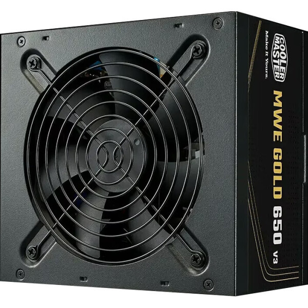 CoolerMaster MWE Gold rev. 3.0 650W Μαύρο Τροφοδοτικό Υπολογιστή Full Modular