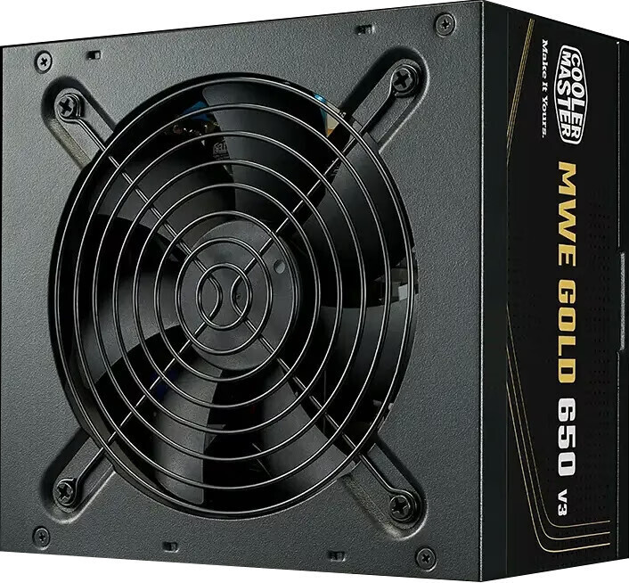 CoolerMaster MWE Gold rev. 3.0 650W Μαύρο Τροφοδοτικό Υπολογιστή Full Modular