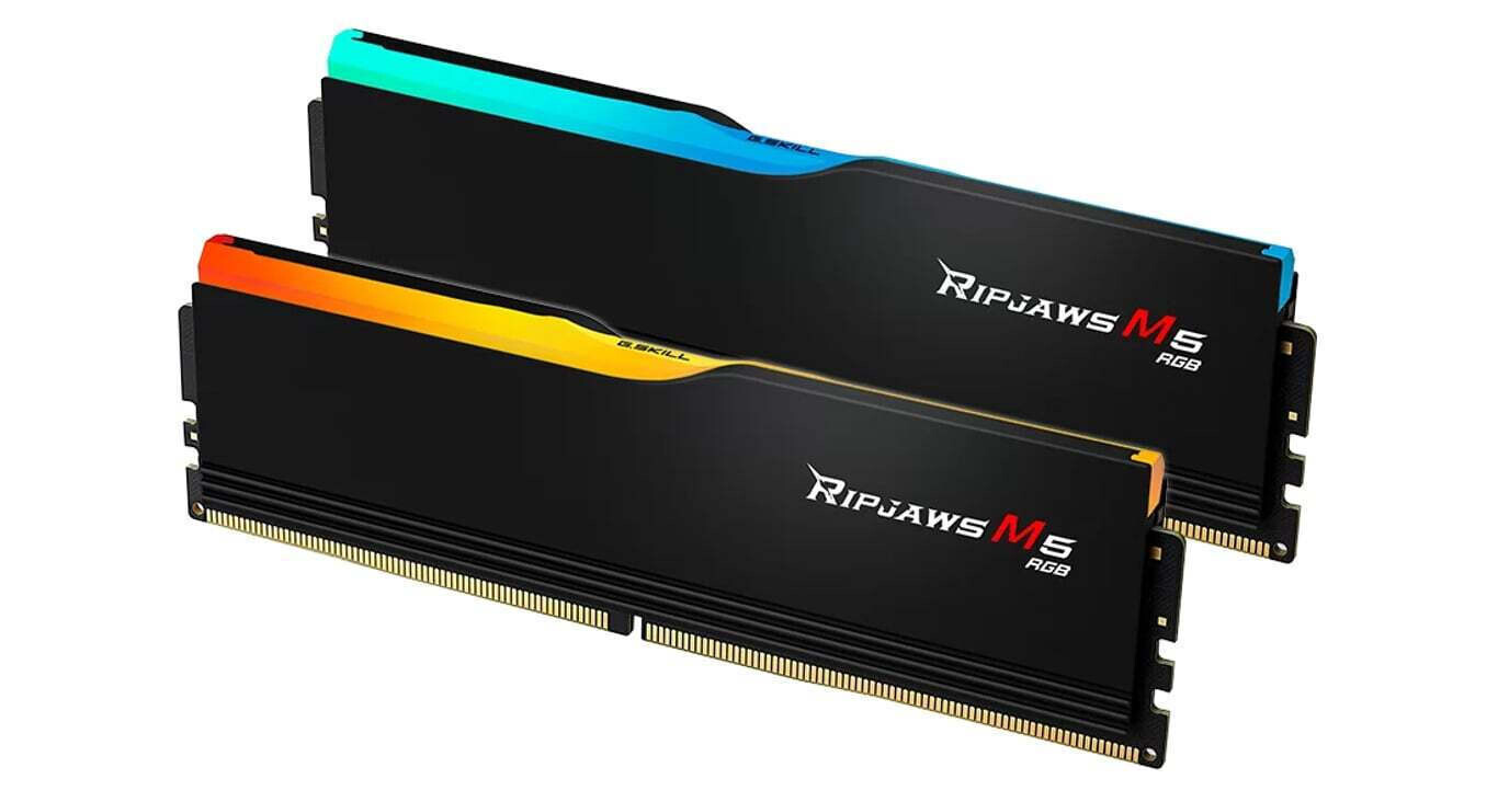 G.Skill Ripjaws M5 RGB DDR5 48GB RAM με 2x24GB Modules και Ταχύτητα 5200 για Desktop Κωδικός F5-5200J4040A24GX2-RM5RK
