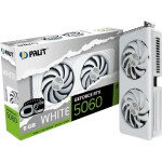 Palit GeForce RTX 5060 8GB GDDR7 White OC Κάρτα Γραφικών Κωδικός NE75060U19P1-GB2063M
