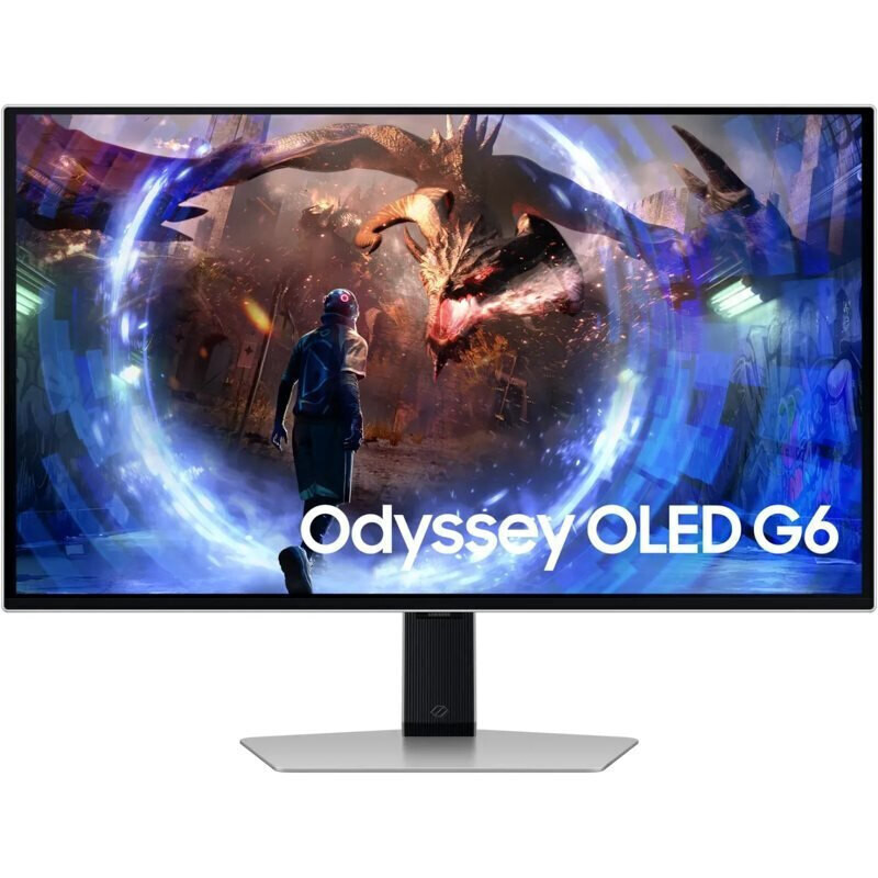 Samsung Odyssey G6 S27DG600EUX OLED HDR Monitor 27 QHD 2560x1440 360Hz με Χρόνο Απόκρισης 0.3ms GTG