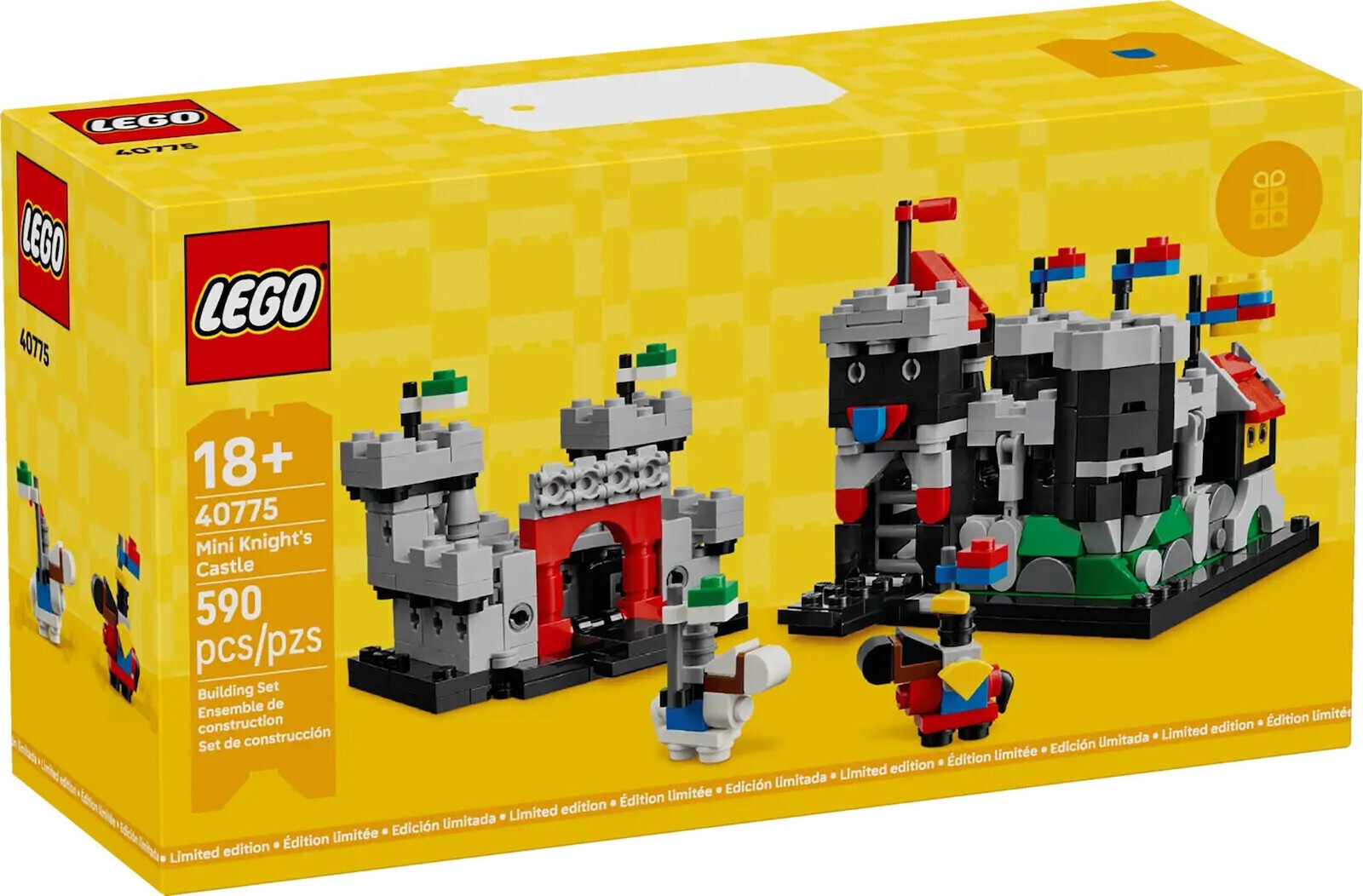 LEGO Τουβλάκια Mini Knights Castle για 18 Ετών 590τμχ Κωδικός 40775