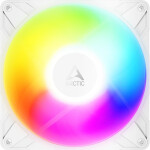 Arctic P14 Pro Reverse Blade Case Fan 140mm 2500rpm / 110cfm με ARGB Φωτισμό και Σύνδεση 3-Pin / 4-Pin PWM 3τμχ Λευκό