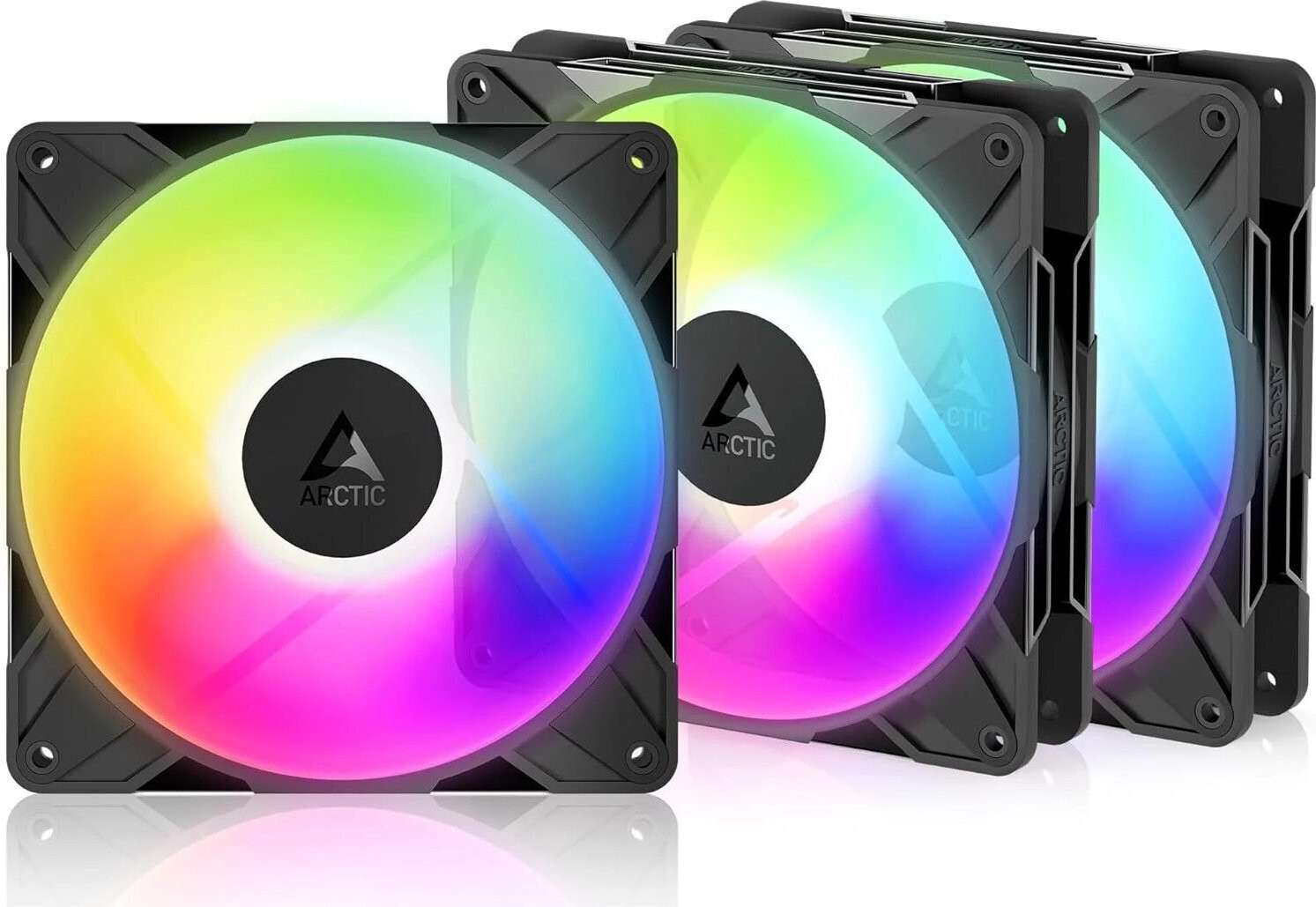 Arctic P14 Pro Reverse Blade Case Fan 140mm 2500rpm / 110cfm με ARGB Φωτισμό και Σύνδεση 3-Pin / 4-Pin PWM 3τμχ