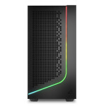 Sharkoon J1000 ARGB Mini Tower Κουτί Υπολογιστή με Πλαϊνό Παράθυρο Μαύρο