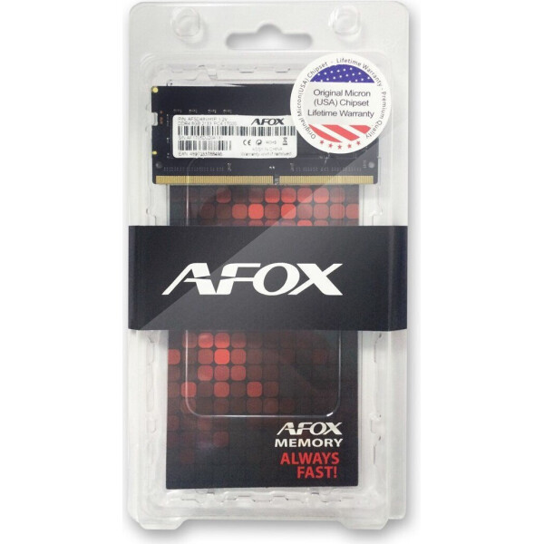 Afo DDR4 με Module 1x8GB και Ταχύτητα 2666 για Laptop