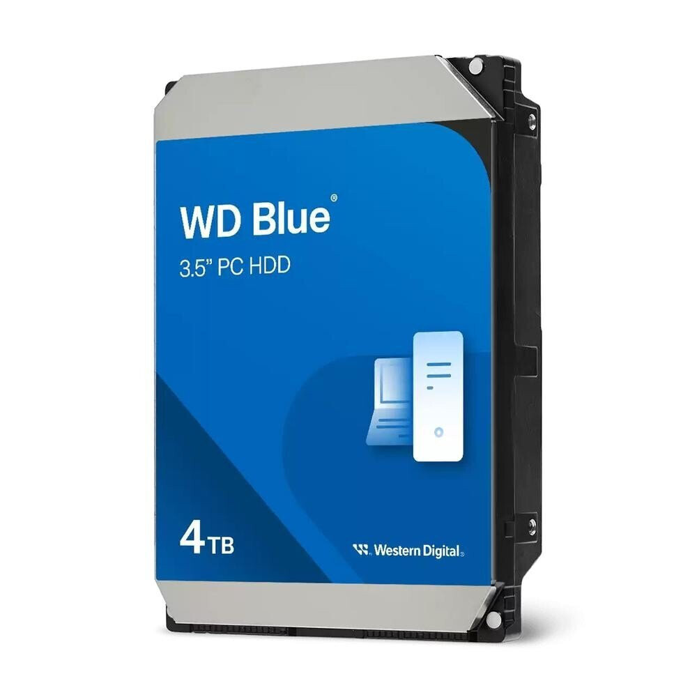 Western Digital Blue 4TB HDD Σκληρός Δίσκος 3.5 SATA III 5400rpm με 128MB Cache για Desktop WD40EZZX