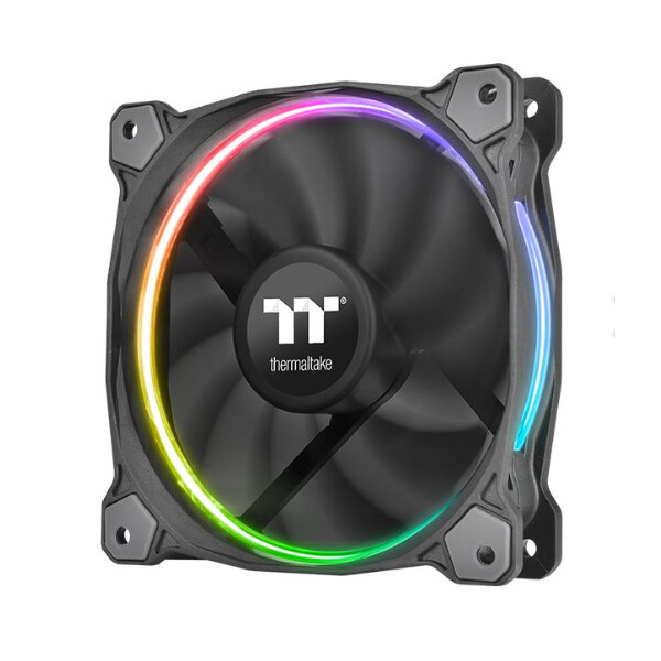 Thermaltake Riing 12 Fan TT Premium Edition Case Fan 120mm 1400rpm / 48.79cfm με RGB Φωτισμό και Σύνδεση 4-Pin PWM 3τμχ