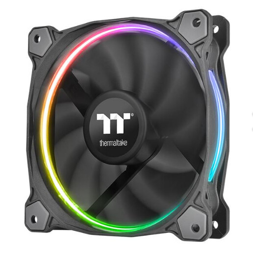 Thermaltake Riing 12 Fan TT Premium Edition Case Fan 120mm 1400rpm / 48.79cfm με RGB Φωτισμό και Σύνδεση 4-Pin PWM 3τμχ