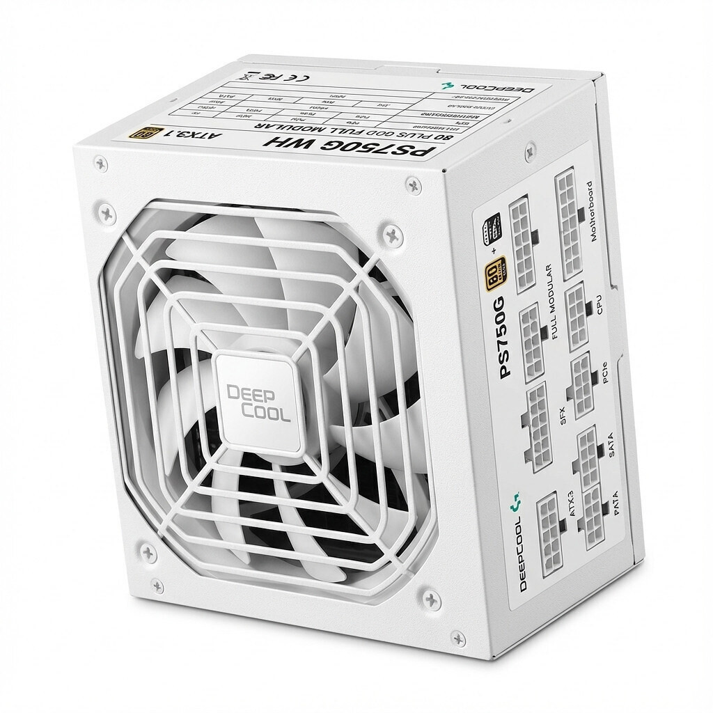 Deepcool Deepcool PS750G 750W Λευκό Τροφοδοτικό Υπολογιστή Full Modular 80 Plus Gold