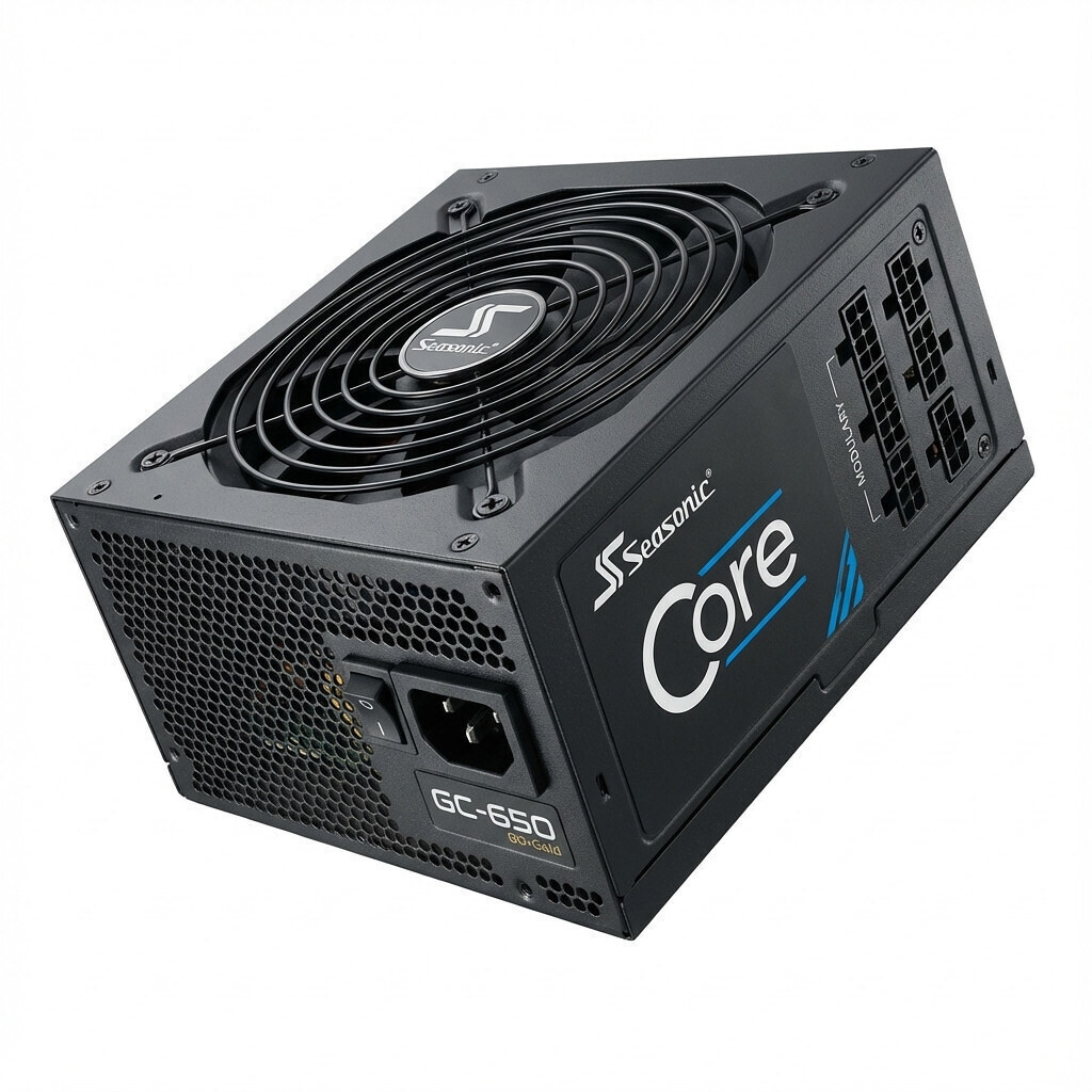 Seasonic Core GC-650 650W Μαύρο Τροφοδοτικό Υπολογιστή Full Wired 80 Plus Gold