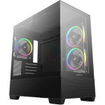 Deepcool CG380 3F Gaming Midi Tower Κουτί Υπολογιστή με Πλαϊνό Παράθυρο και ARGB Φωτισμό Μαύρο