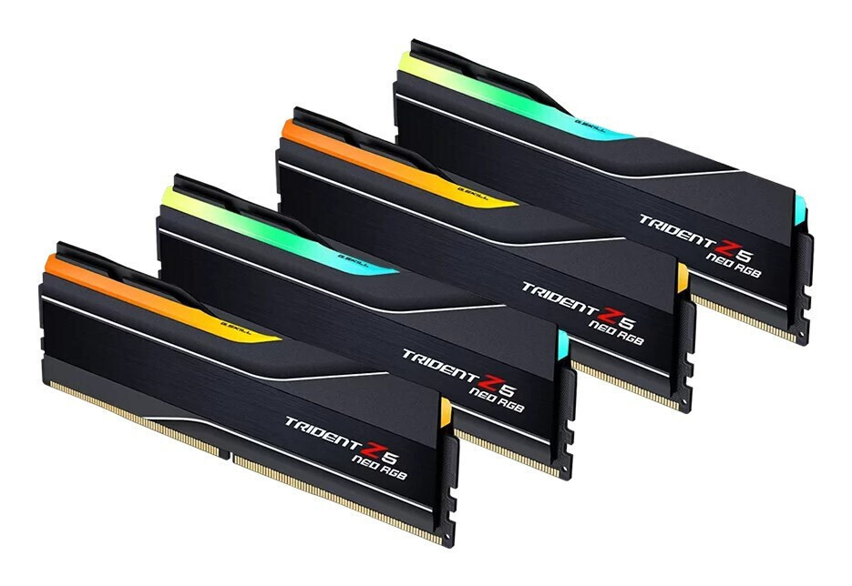 G.Skill Trident Z5 Neo RGB DDR5 246GB RAM με 4x61GB Modules και Ταχύτητα 6000 για Desktop Κωδικός F5-6000J3244G64GX4-TZ5NR