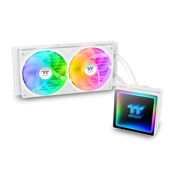 Thermaltake TH240 V3 ARGB Sync AIO v3 Υδρόψυξη AIO CPU με 2 Ανεμιστήρες 120mm Λευκή