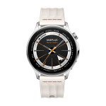 OnePlus Watch Lite Stainless Steel 45mm Αδιάβροχο με Παλμογράφο Ασημί