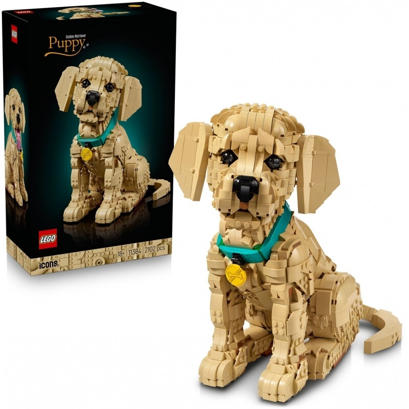 LEGO Icons Golden Retriever Puppy για 18 Ετών 2102τμχ Κωδικός 11384