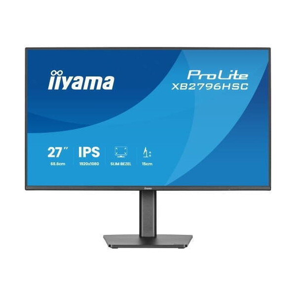 Iiyama ProLite XB2796HSC-B1 IPS Monitor 27 FHD 1920x1080 144Hz με Χρόνο Απόκρισης 3ms GTG
