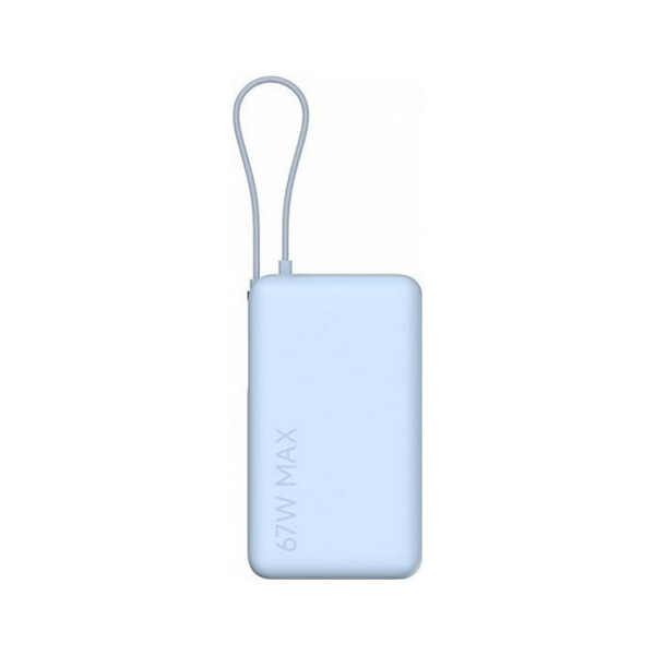 Xiaomi Power Bank 10000mAh 67W με Θύρα USB-A και Θύρα USB-C Ice Blue