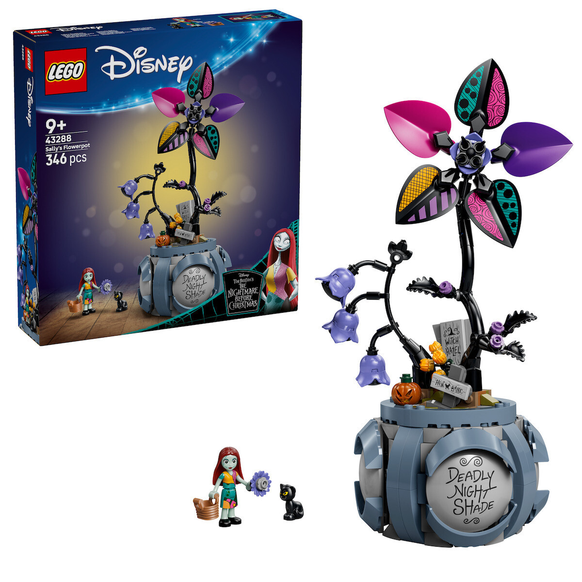 LEGO Disney Sallys Flowerpot για 9 Ετών 346τμχ Κωδικός 43288