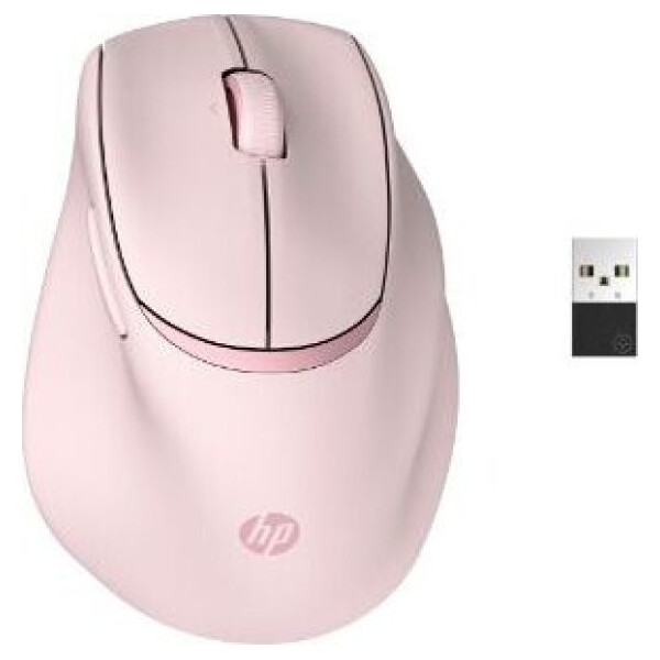 HP 720M Tilt Ασύρματο Εργονομικό Vertical Ποντίκι Ροζ