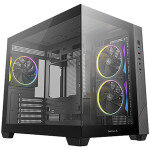 Deepcool CG330 3F Gaming Mini Tower Κουτί Υπολογιστή με Πλαϊνό Παράθυρο και ARGB Φωτισμό Μαύρο
