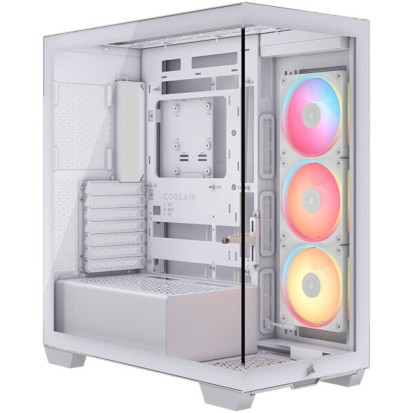 Corsair 3500X LX-R RGB Gaming Midi Tower Κουτί Υπολογιστή με Πλαϊνό Παράθυρο Λευκό
