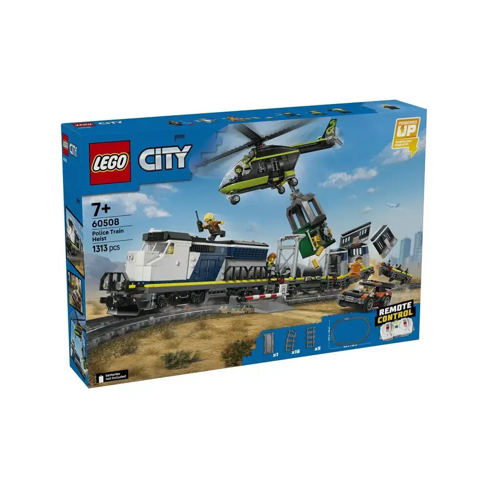 LEGO Τουβλάκια Police Train Heist για 7 Ετών 1313τμχ Κωδικός 60508