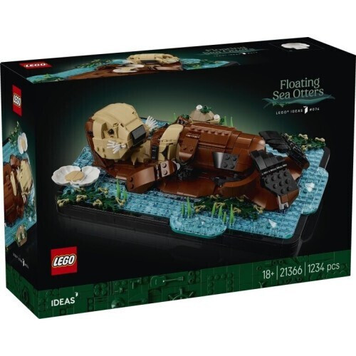 LEGO Ideas Floating Sea Otters για 18 Ετών 1234τμχ Κωδικός 21366