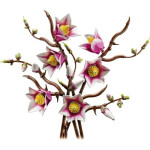 LEGO Botanical Collection Magnolia Branches για 18 Ετών 435τμχ Κωδικός 11510