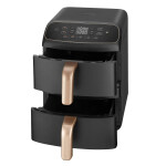 Cosori Air Fryer με Διπλό Αποσπώμενο Κάδο 8.6lt Μαύρο 1391504